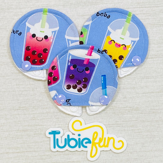 Covered Button Pad - Bubble Tea