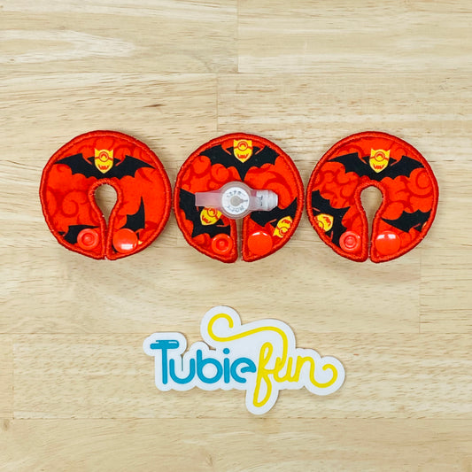 G-Tube Button Pad Cover - Minion Bats