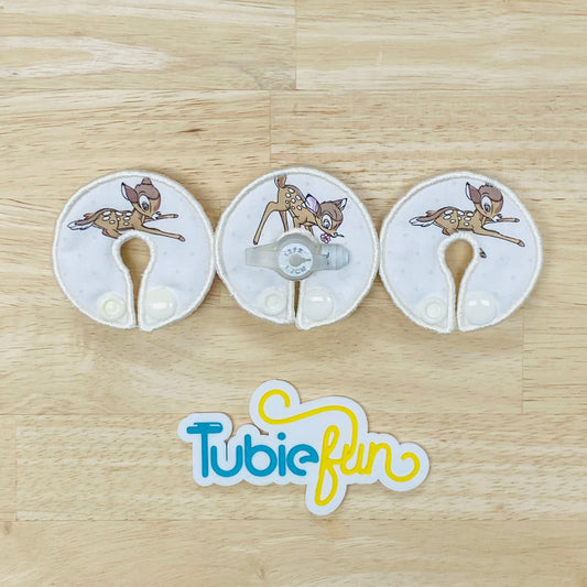 G-Tube Button Pad Cover - Baby Deer