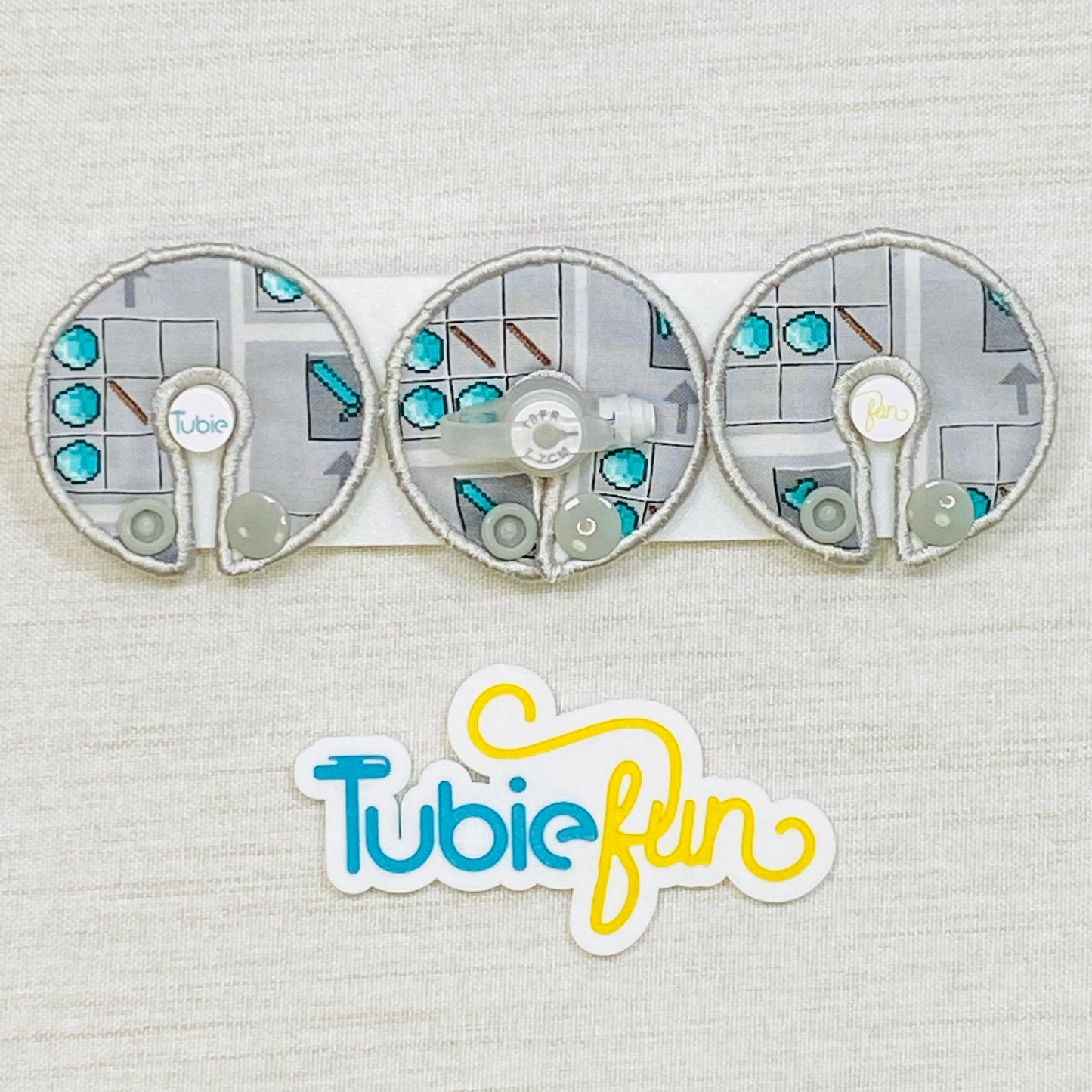 G-Tube Button Pad Cover - Mining Game