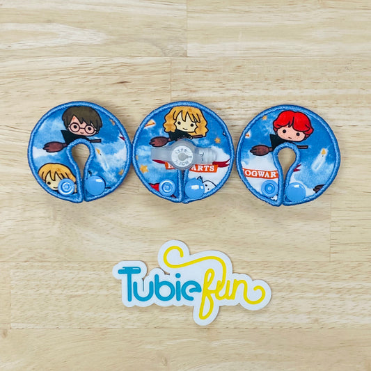 G-Tube Button Pad Cover - Flying Wizard Friends