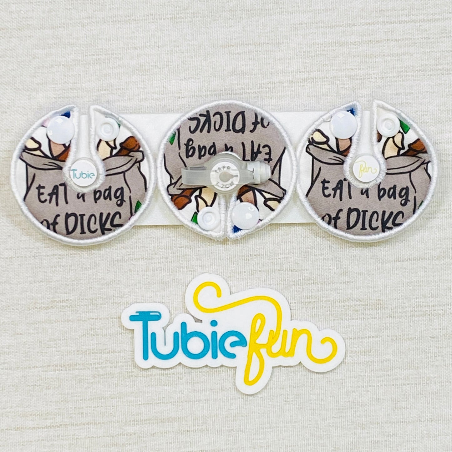 G-Tube Button Pad Cover - Eat a Bag