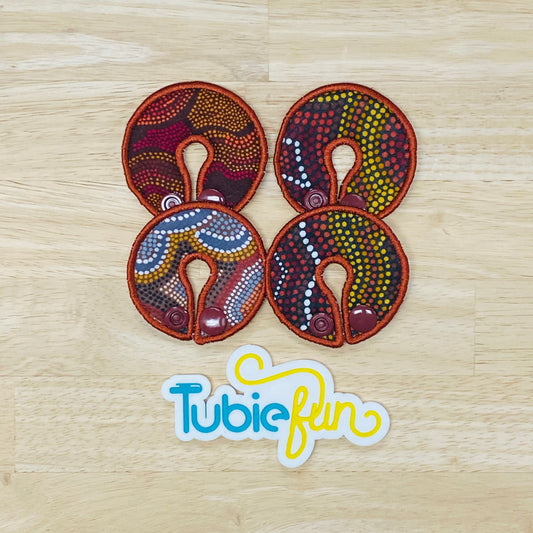 G-Tube Button Pad Cover - Indigenous 1