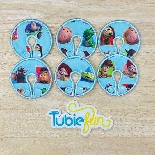 G-Tube Button Pad Cover - Toy Characters