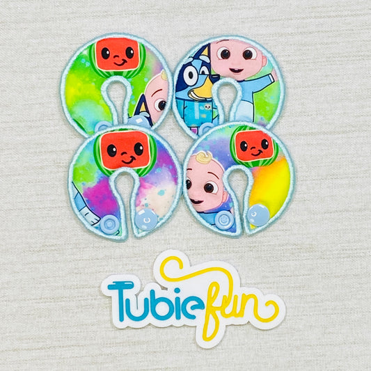 G-Tube Button Pad Cover - Coco and Heeler Friends
