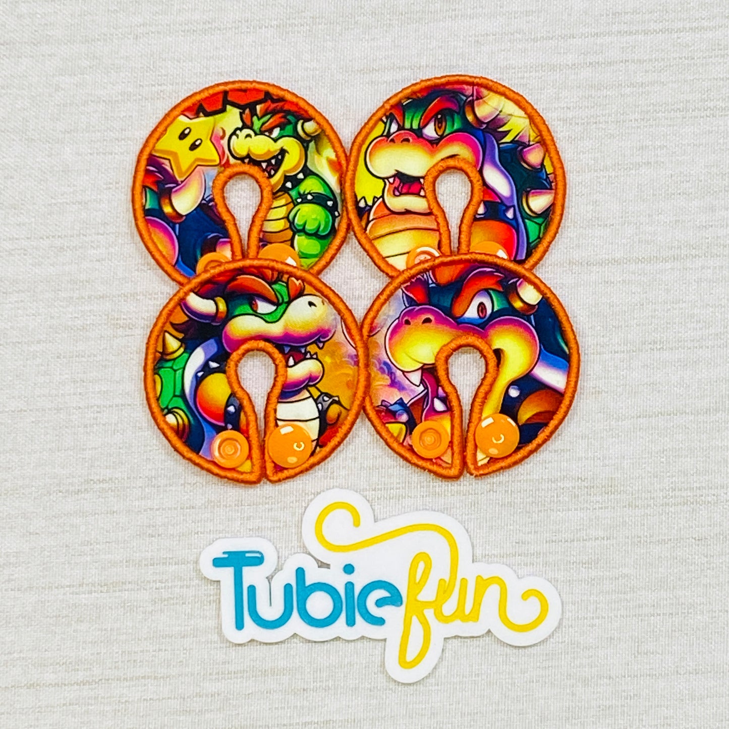 G-Tube Button Pad Cover - Angry Turtle