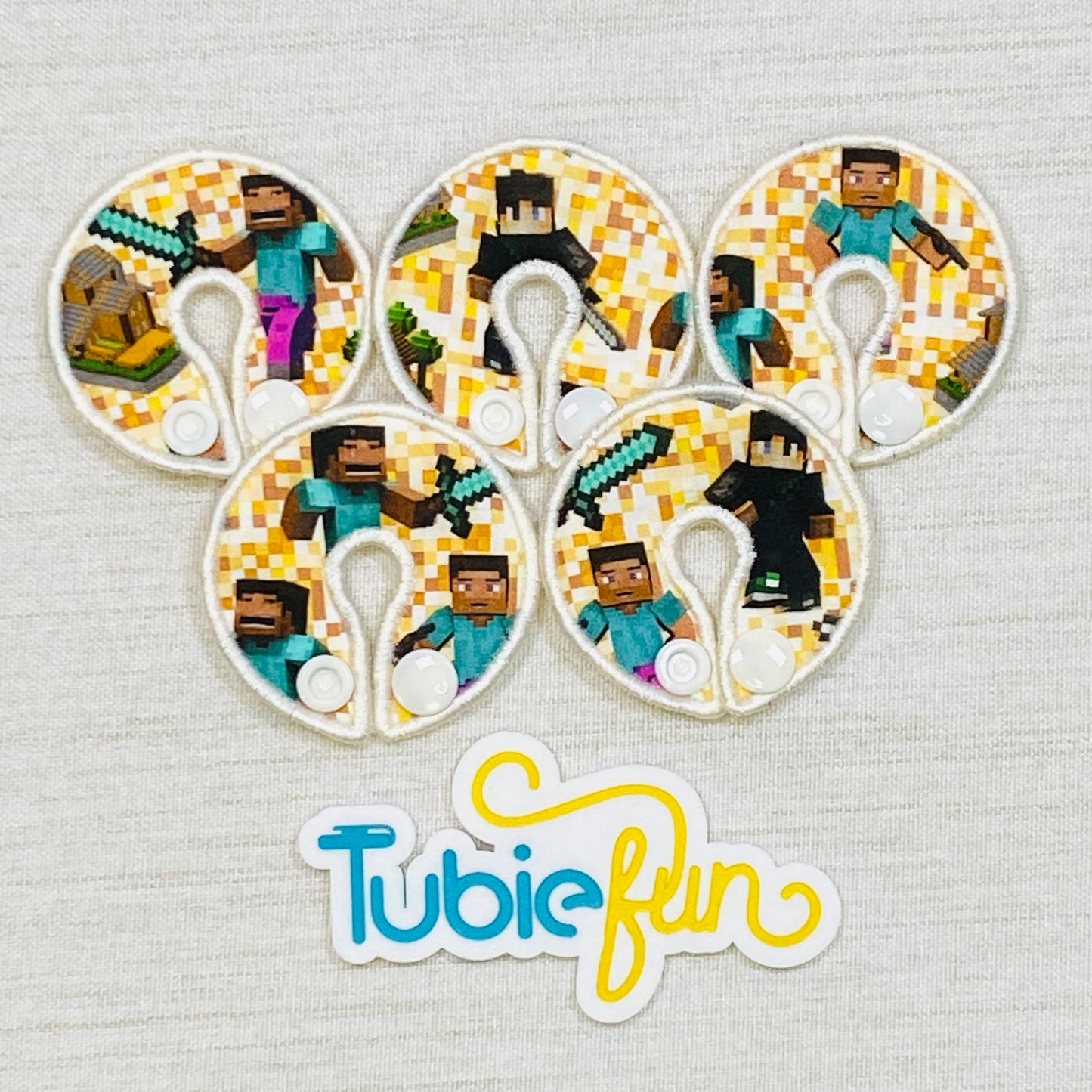 G-Tube Button Pad Cover - Mining People