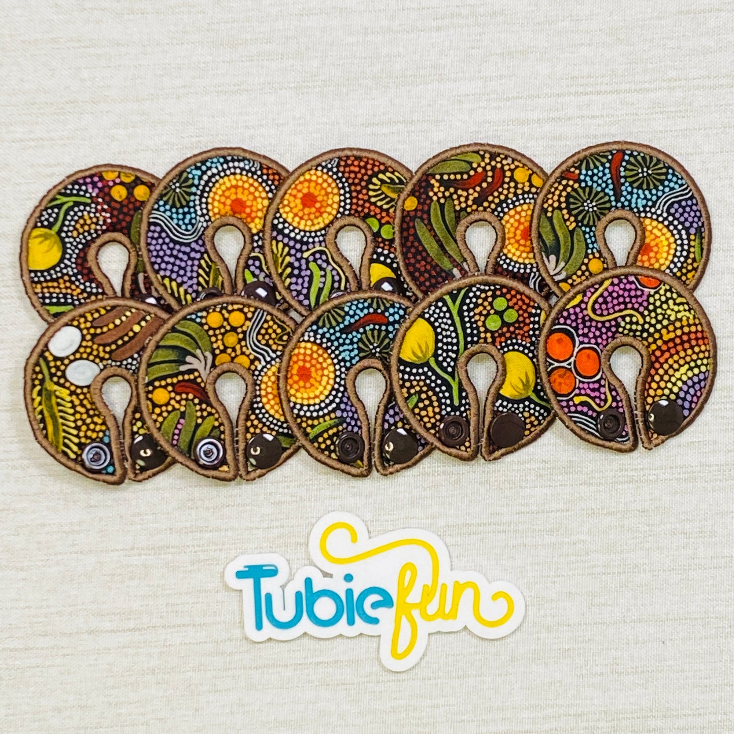 G-Tube Button Pad Cover - Indigenous Designs