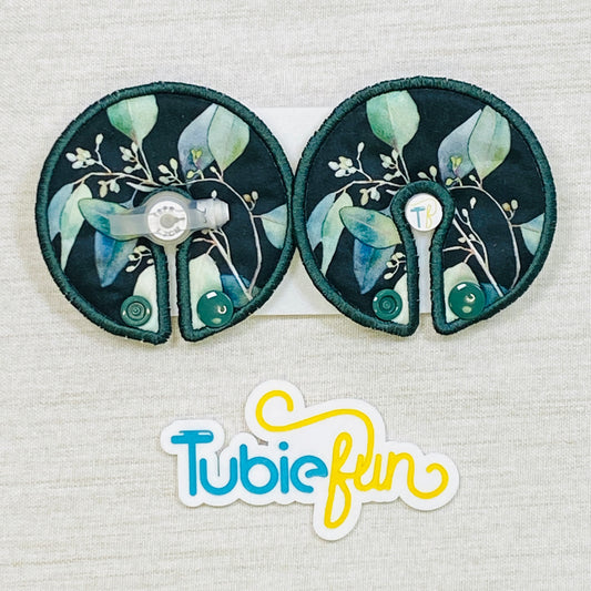 Button Pad Cover Large - Olive Leaves
