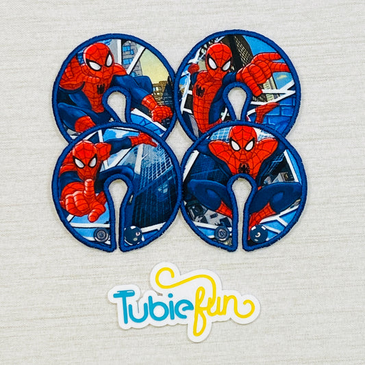 Button Pad Cover Large - Spidey on Blue