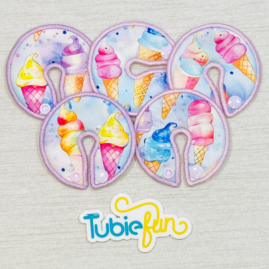 Button Pad Cover Large - Ice Creams