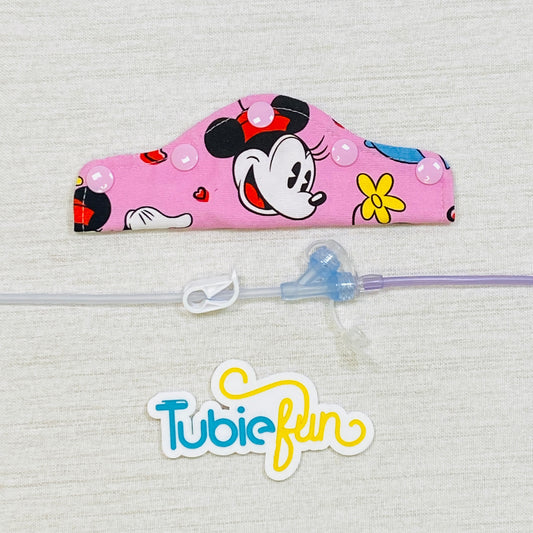 Feeding Tube Connection Cover - Girl Mouse