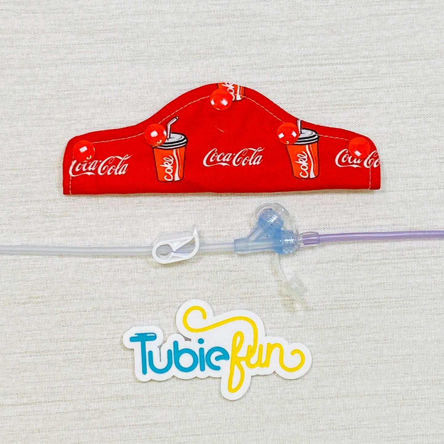 Feeding Tube Connection Cover - Cola
