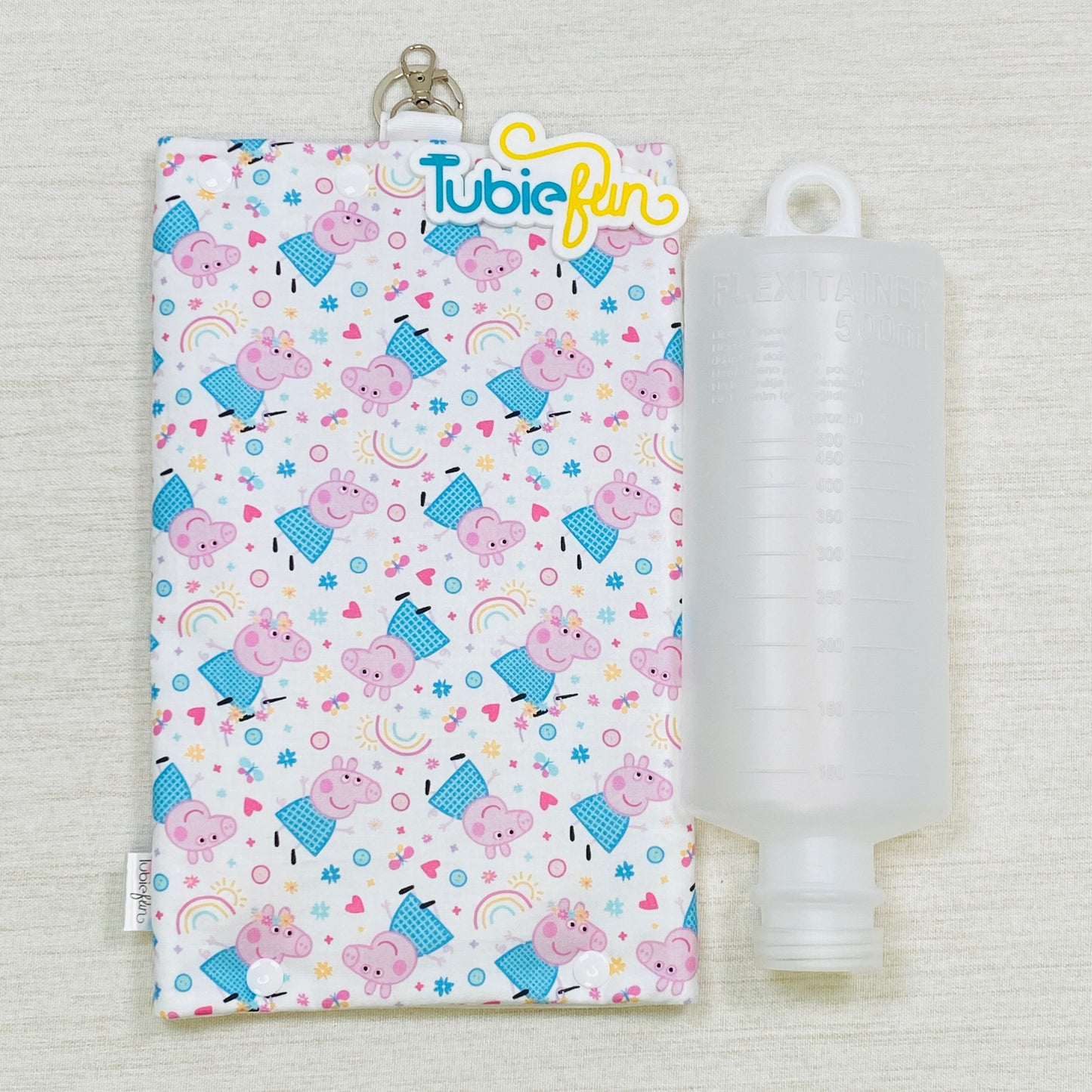 Insulated Milk Bag Suitable for 1L Flocare and 500ml Flexitaners - Girl Pig