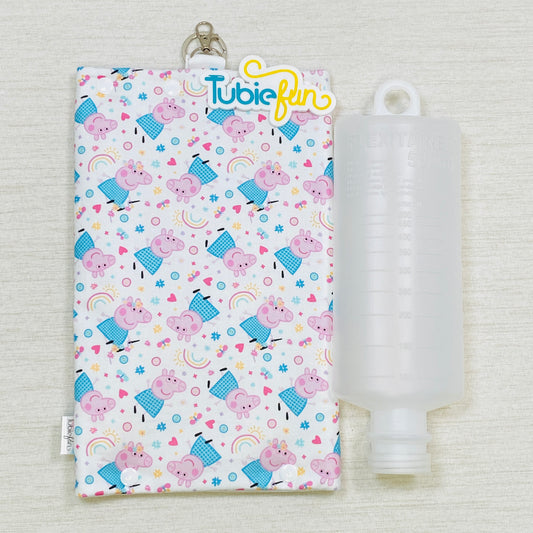 Insulated Milk Bag Suitable for 1L Flocare and 500ml Flexitaners - Girl Pig