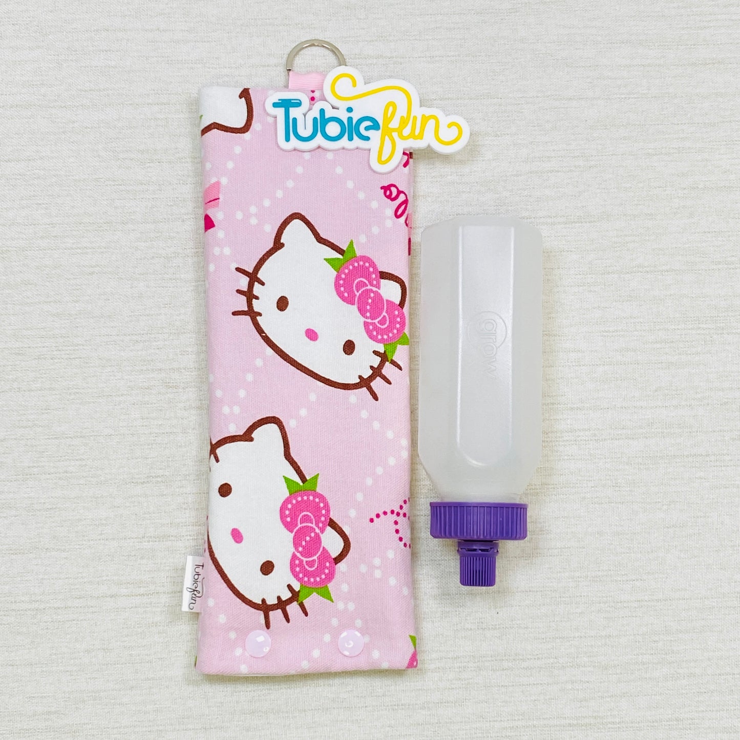 Insulated Milk Bag Suitable for 250ml Bottle in - Kitty Faces