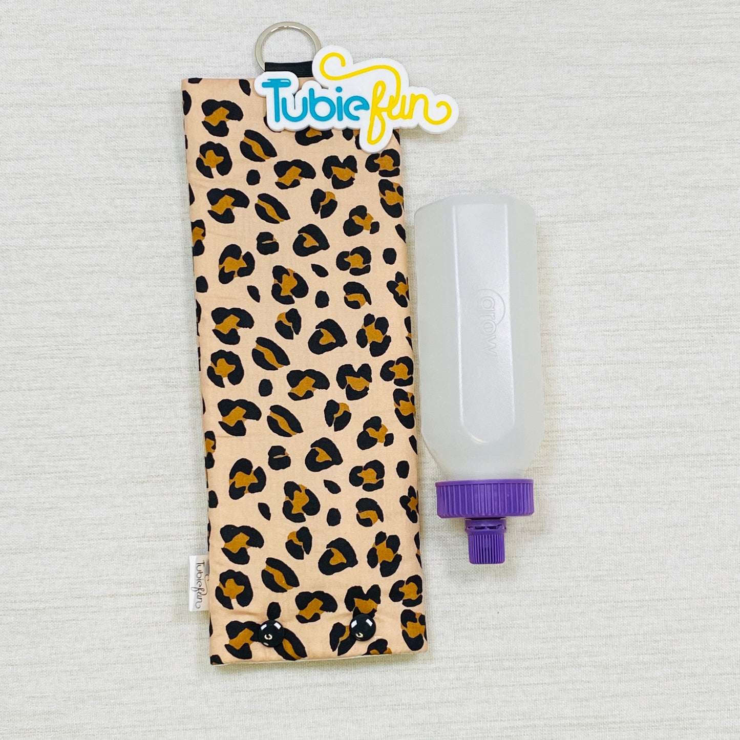 Insulated Milk Bag Suitable for 250ml Bottle in - Leopard Print