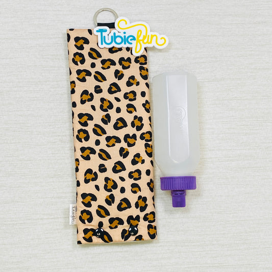 Insulated Milk Bag Suitable for 250ml Bottle in - Leopard Print