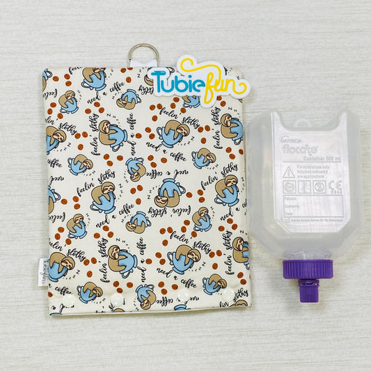 Insulated Milk Bag Suitable for 500ml Flocare Bottle in - Coffee Slothy