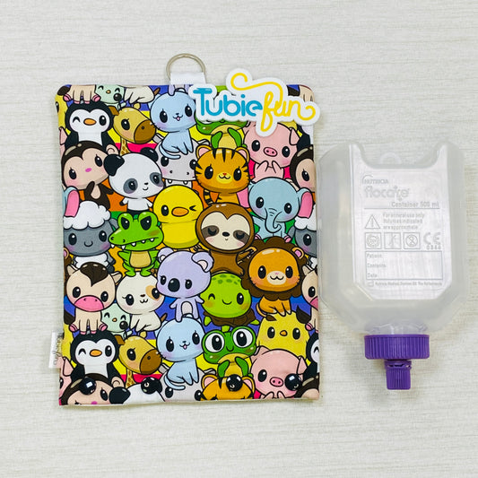 Insulated Milk Bag Suitable for 500ml Flocare Bottle in - Cute Animals