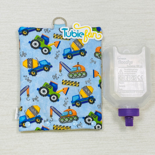 Insulated Milk Bag Suitable for 500ml Flocare Bottle in - Diggers on Blue