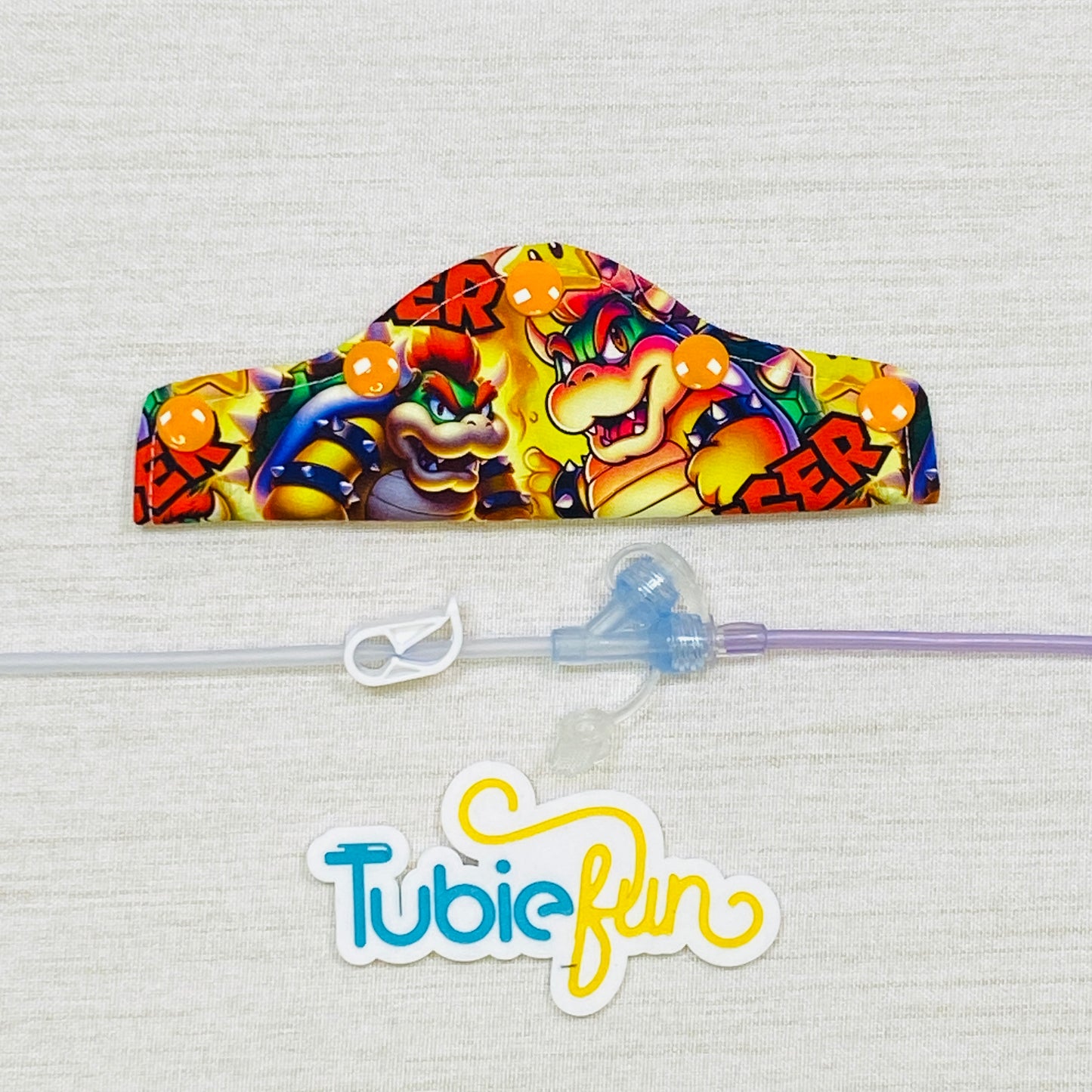 Feeding Tube Connection Cover - Angry Turtle