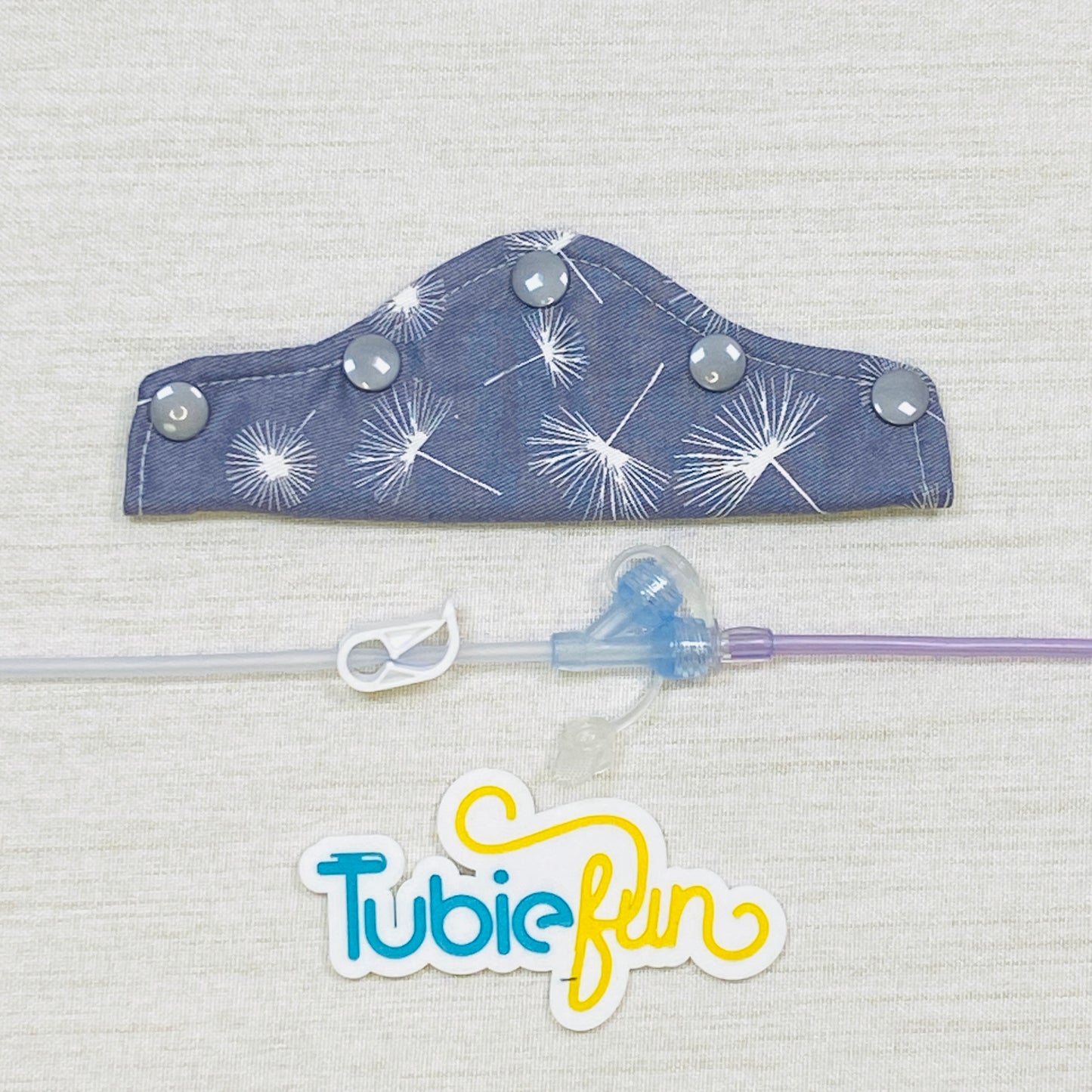 Feeding Tube Connection Cover - Dandelions