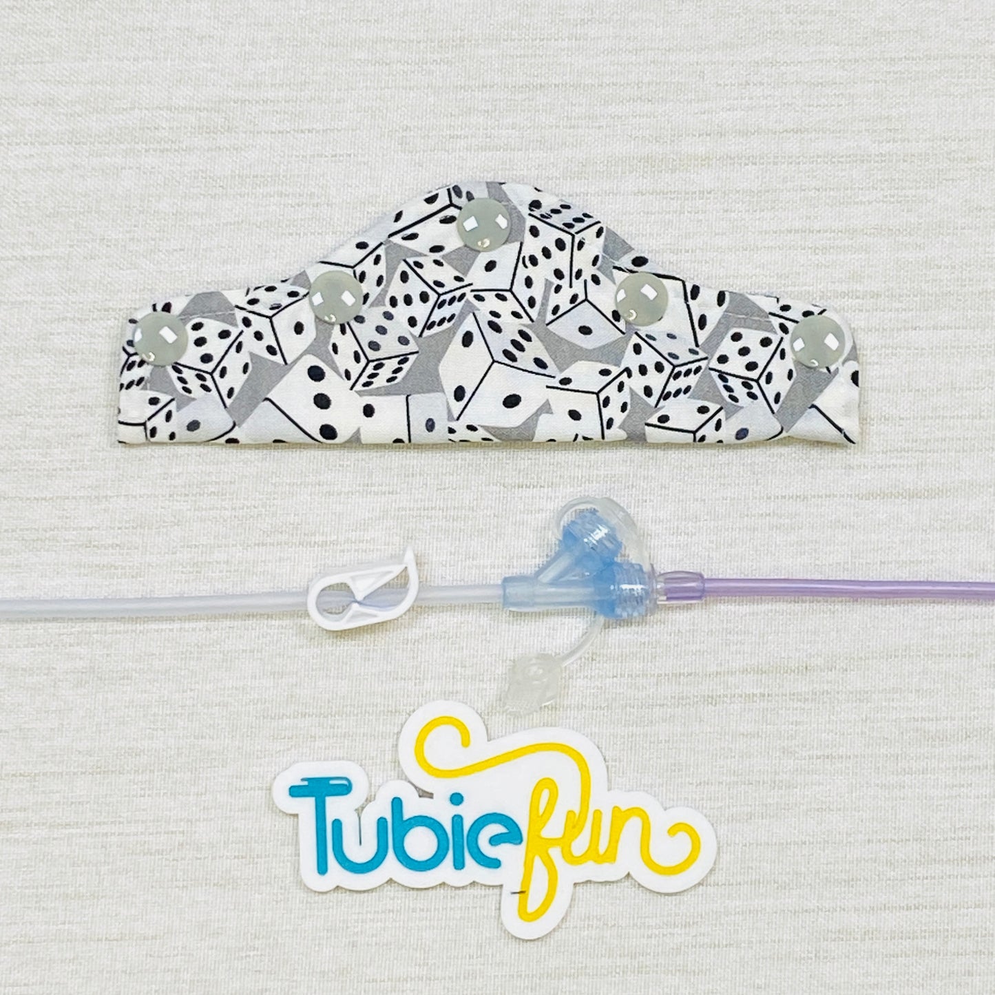 Feeding Tube Connection Cover - Dice