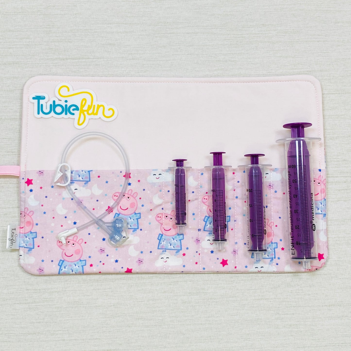 Syringe Roll - Pink Pig