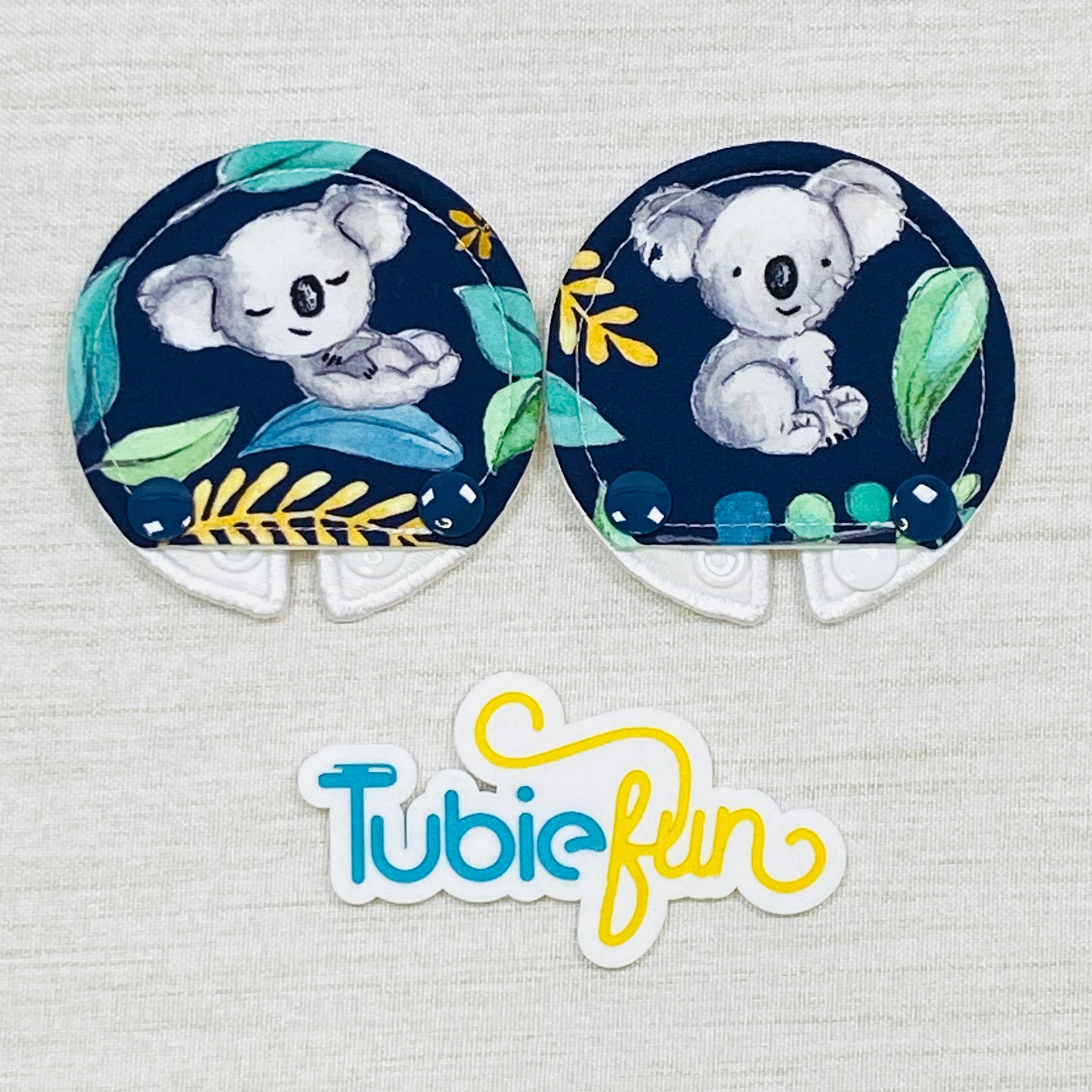 Covered Button Pad - Koalas