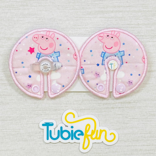 Button Pad Cover Large - Pink Pig