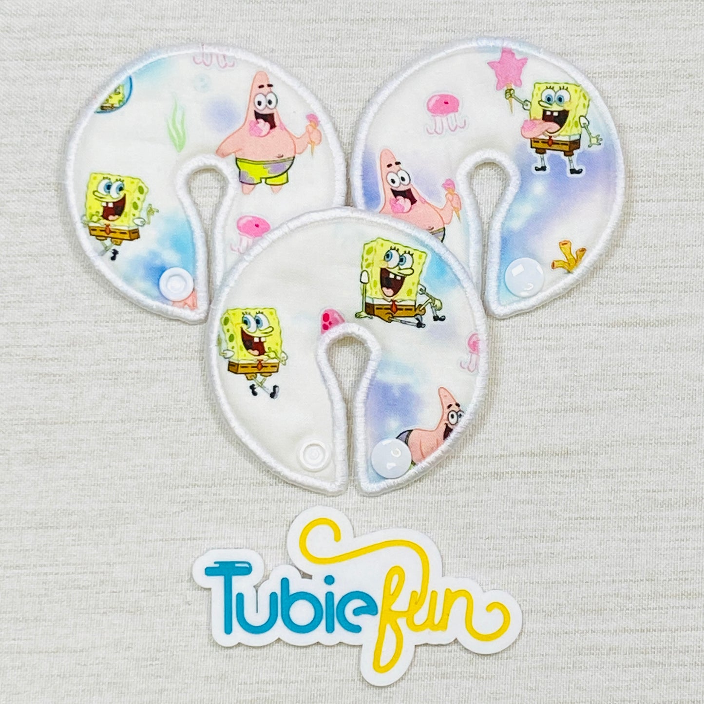 Button Pad Cover Large - Square Pants and Friends