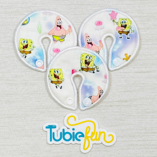 Button Pad Cover Large - Square Pants and Friends