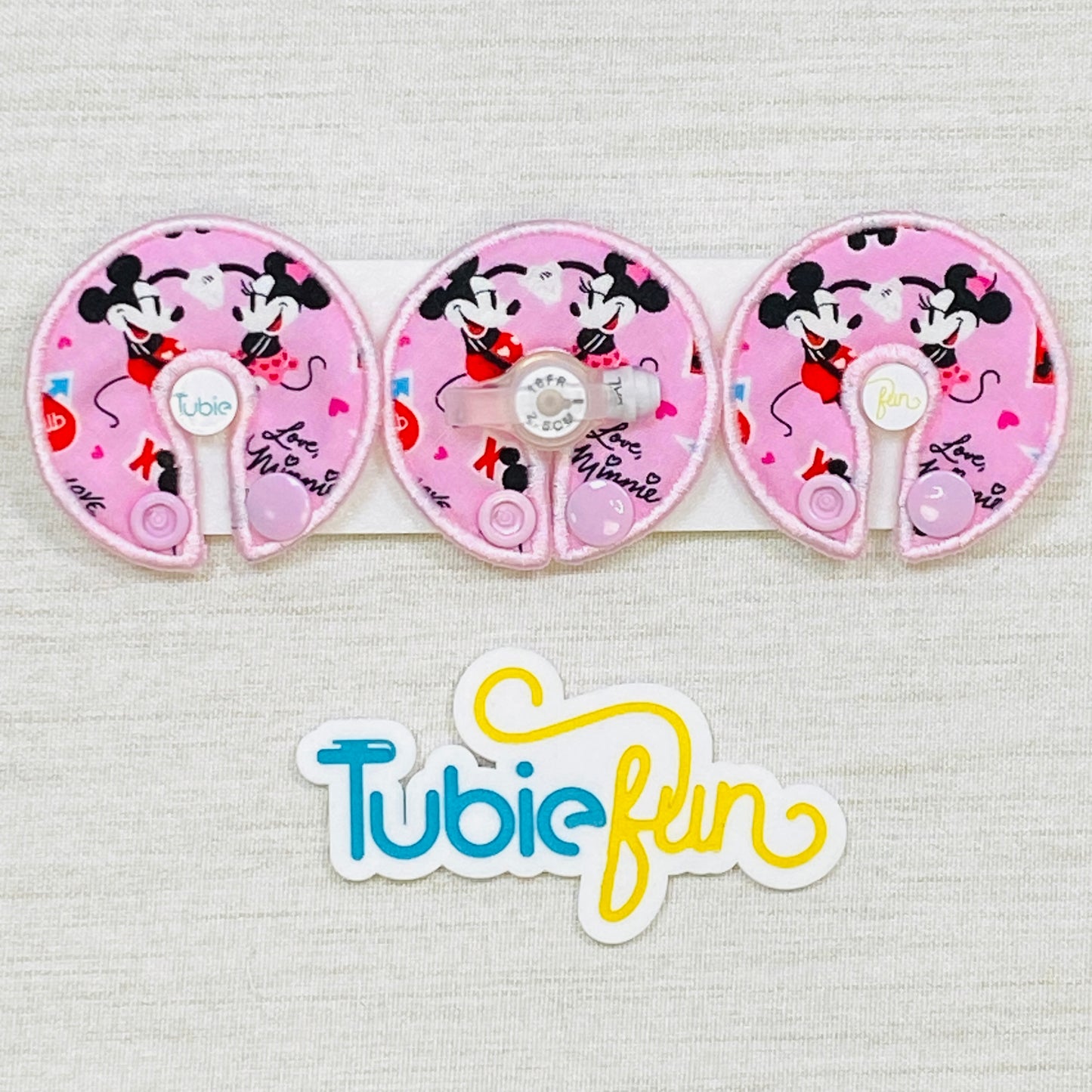 G-Tube Button Pad Cover - Mouse Pair