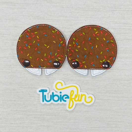 Covered Button Pad - Chocolate Sprinkles