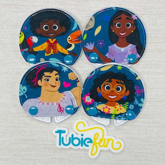 Covered Button Pad - Family Characters