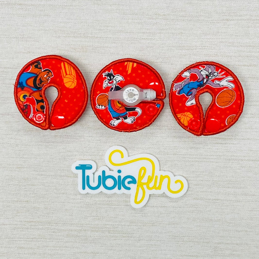 G-Tube Button Pad Cover - Basketball Tunes