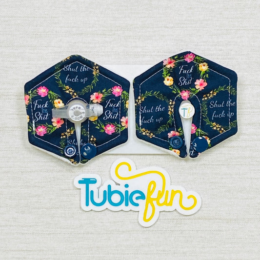 Hexagon G-Tube Button Pad Cover - Stuff This