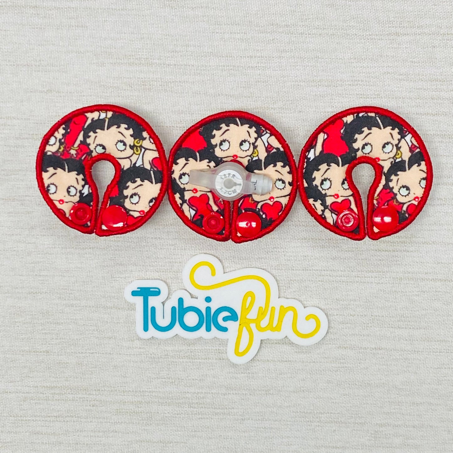 G-Tube Button Pad Cover - Pin Up Betty