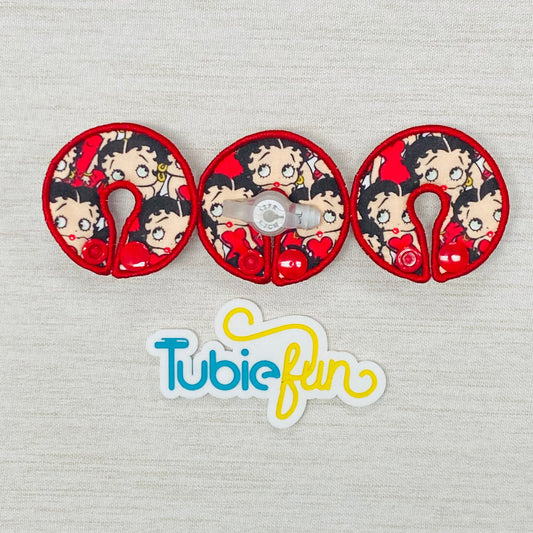 G-Tube Button Pad Cover - Pin Up Betty