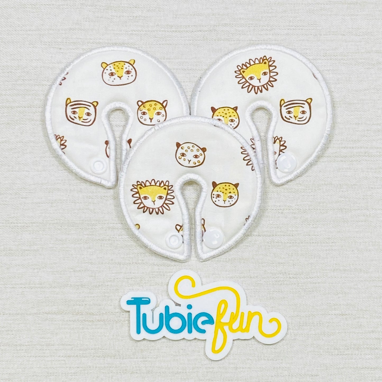 Button Pad Cover Large - Lion Faces
