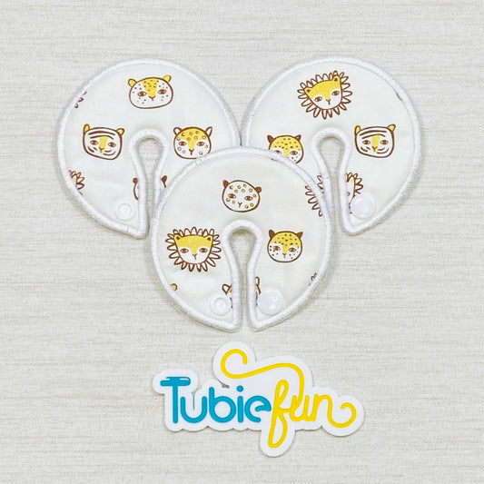 Button Pad Cover Large - Lion Faces