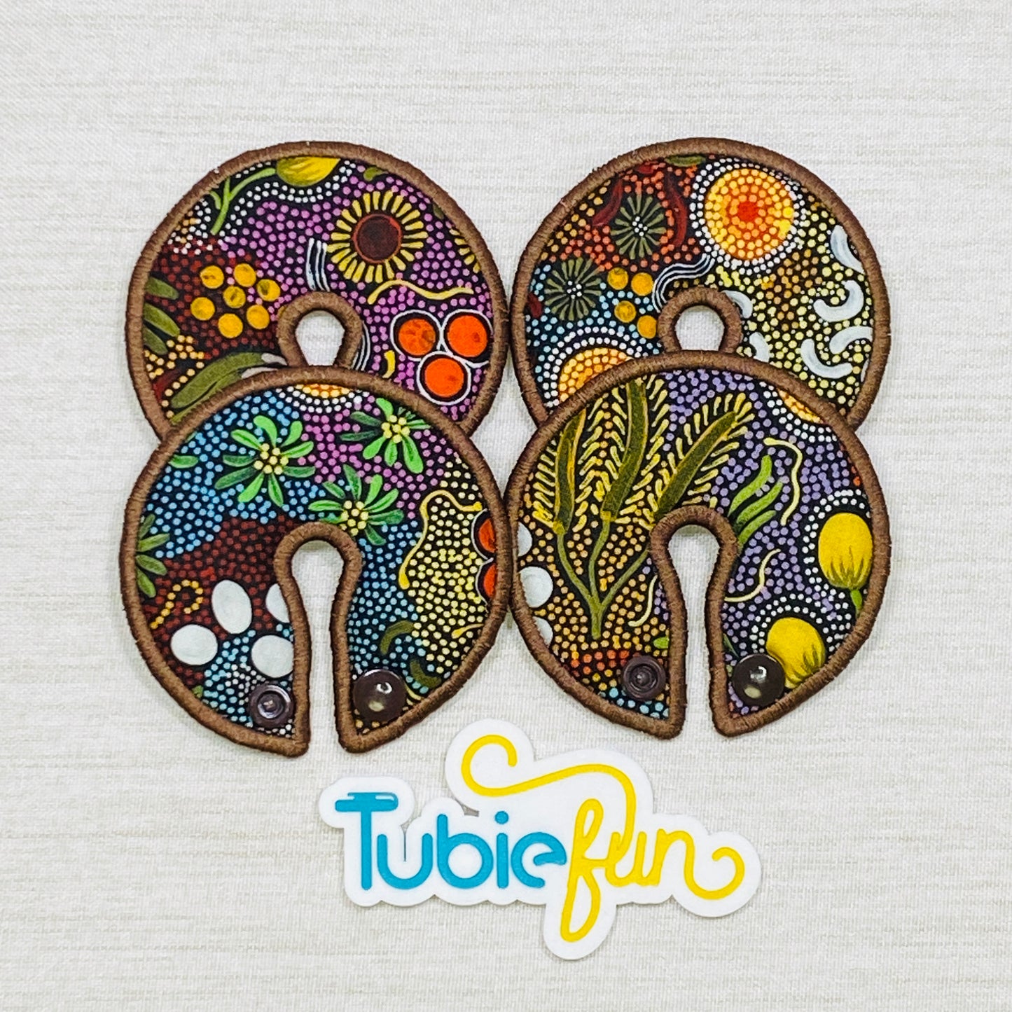 Button Pad Cover Large - Indigenous Design