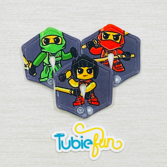 Hexagon G-Tube Button Pad Cover - Ninja Blocks