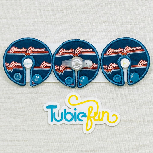 G-Tube Button Pad Cover - Wonder Lady .2