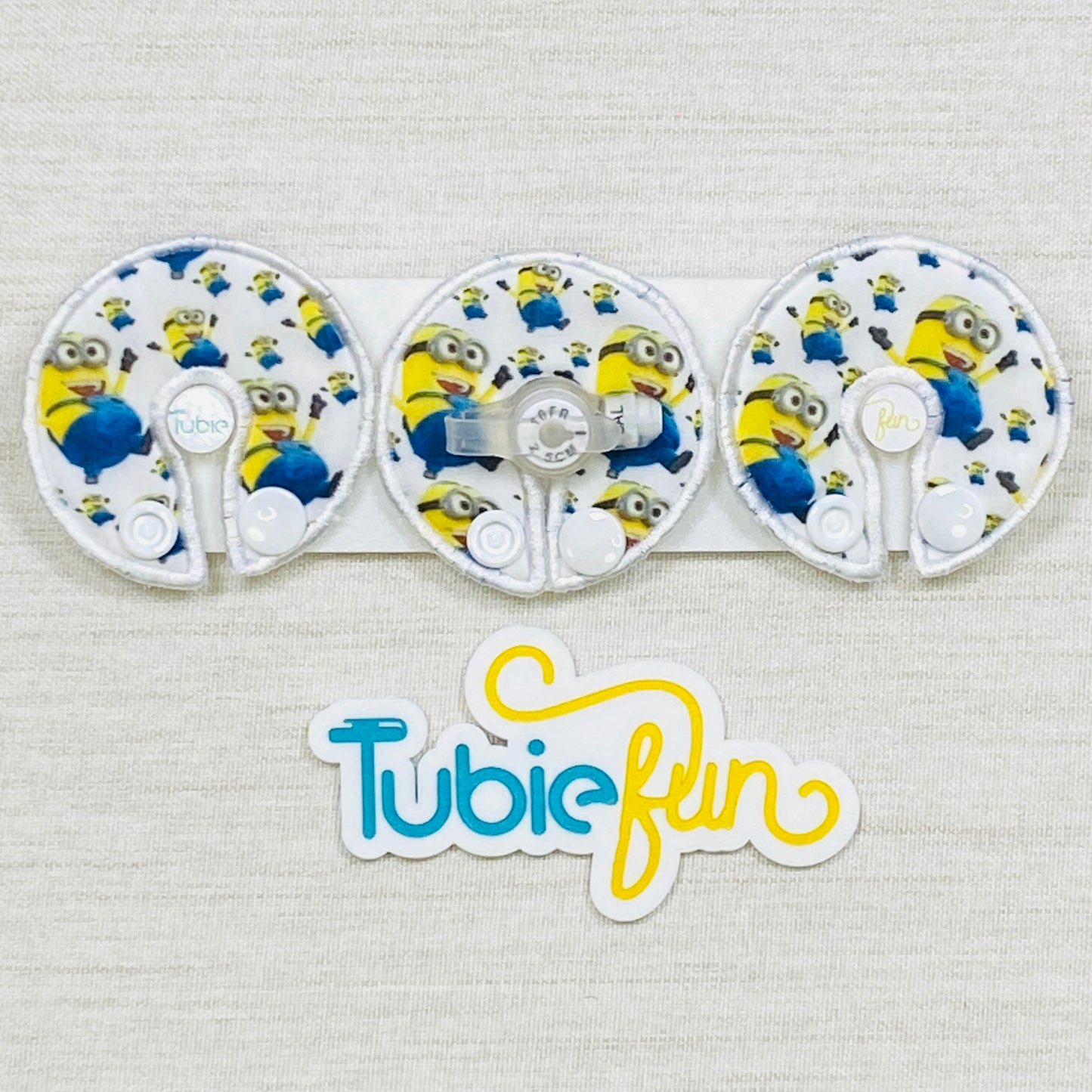 G-Tube Button Pad Cover - Little Yellow Guy