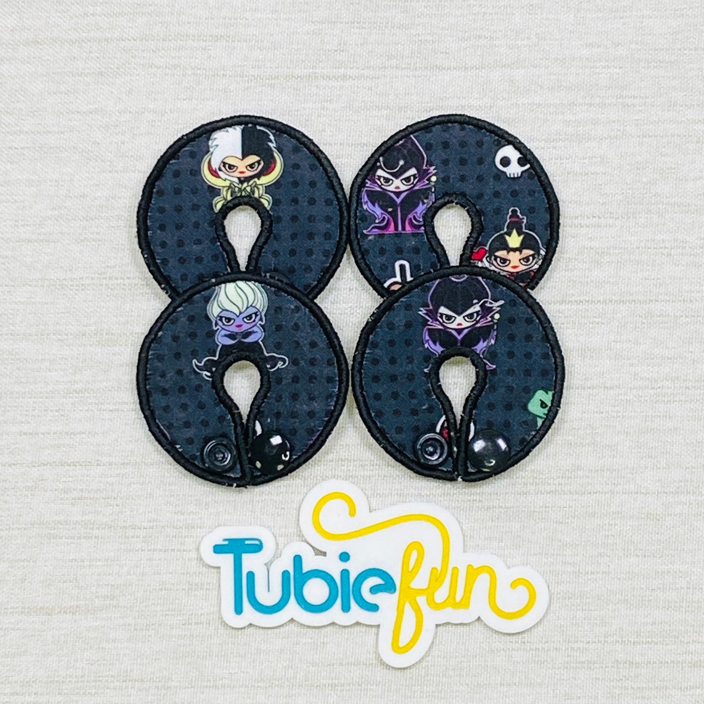 G-Tube Button Pad Cover - Evil Queens