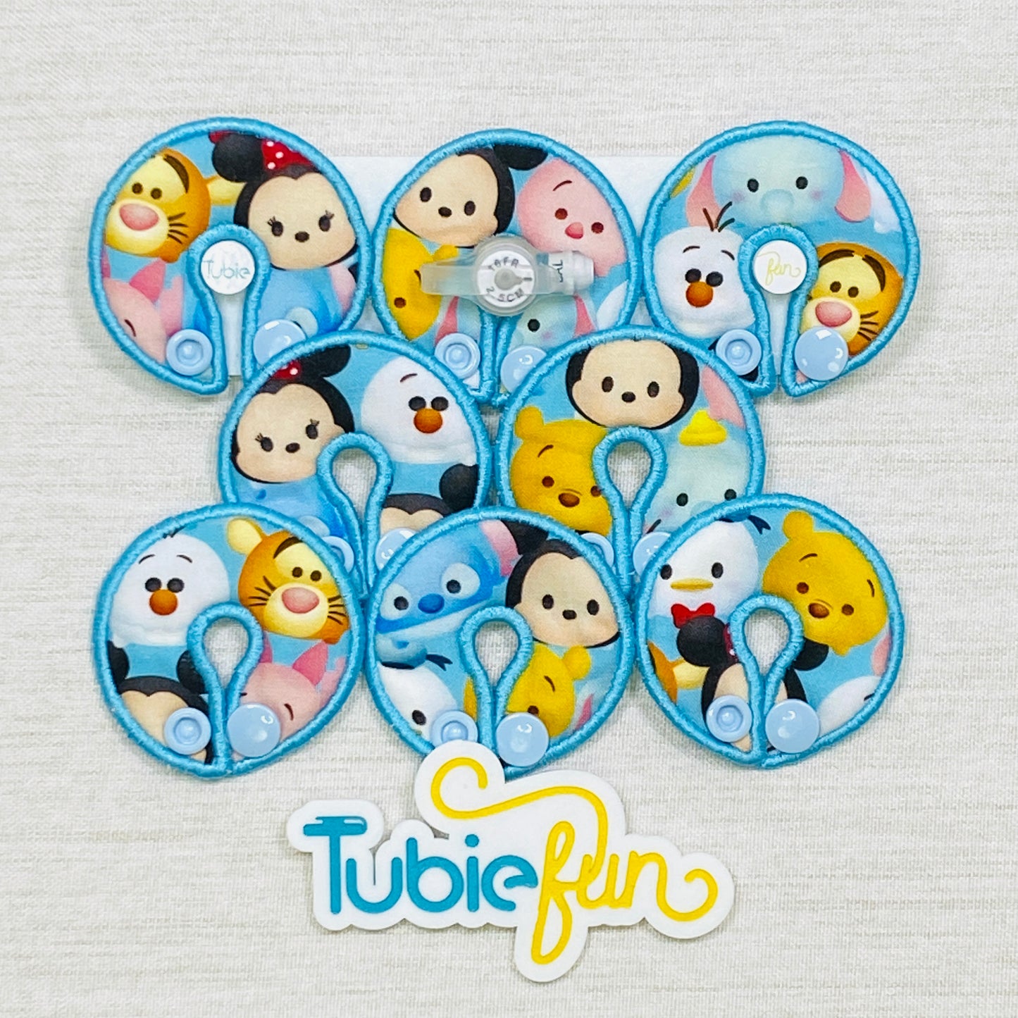 G-Tube Button Pad Cover - Cute Animals