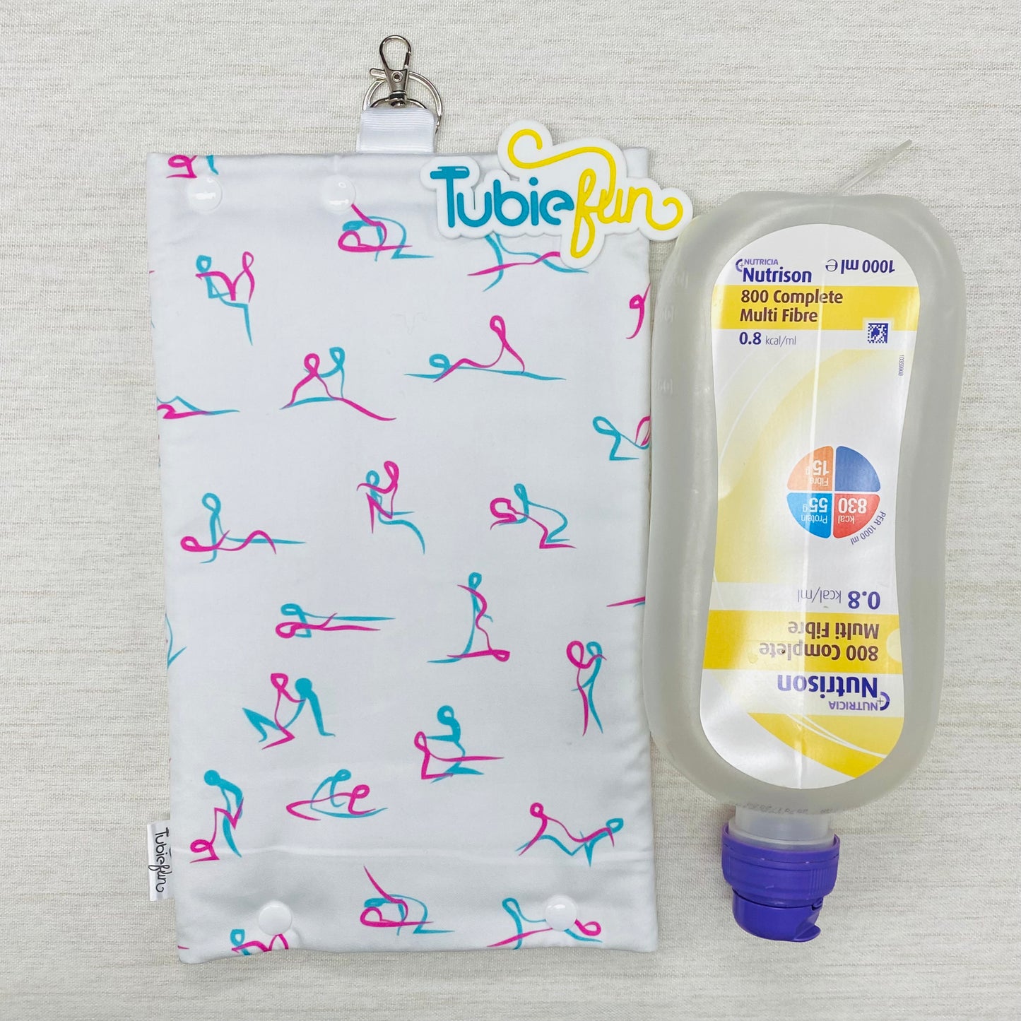 Insulated Milk Bag Suitable for 1L Flocare Bottle - Positions