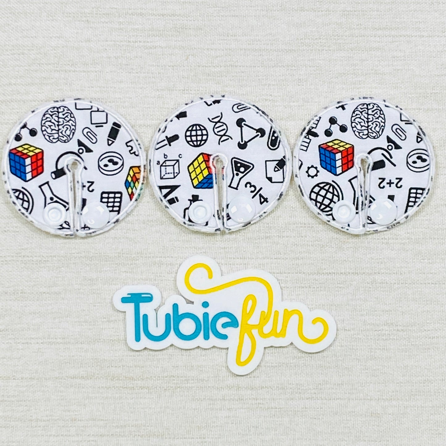 Chait Button Pad Covers -  Science Fun